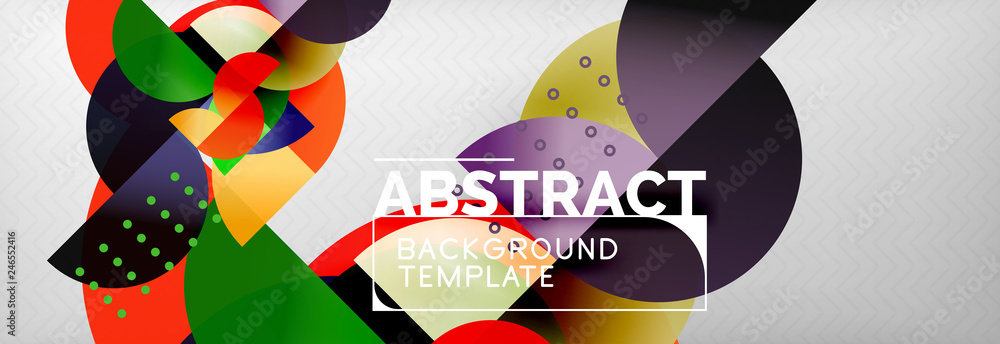 Circle composition abstract background Circle composition abstract background