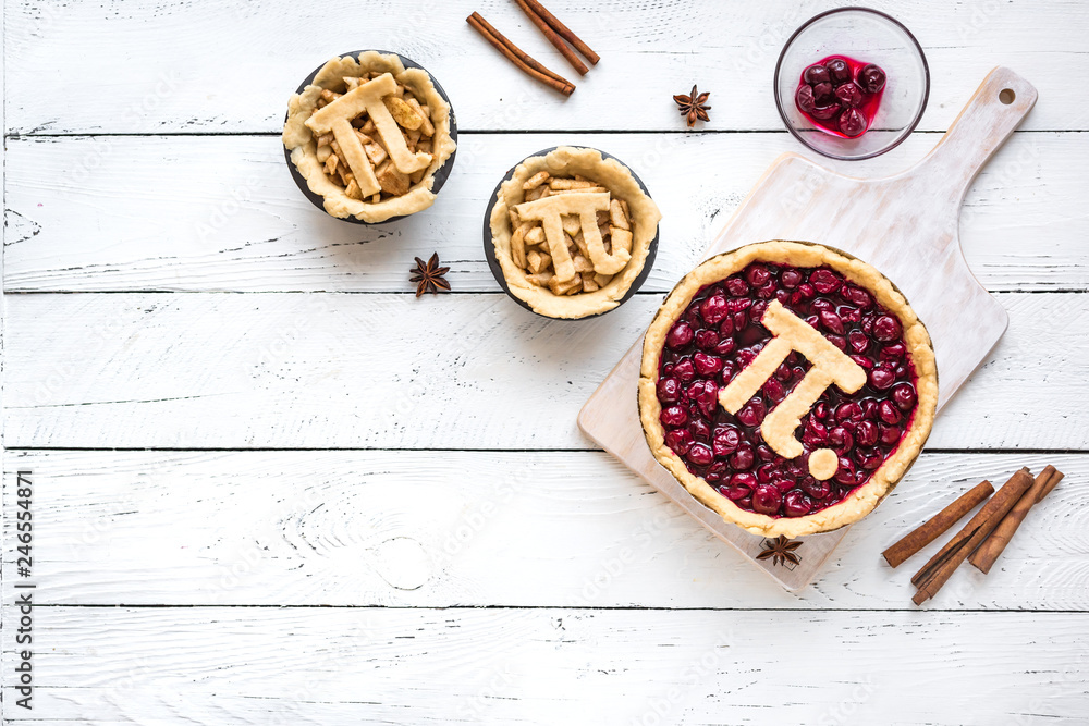Pi Day Cherry and Apple Pies Pi Day Cherry and Apple Pies
