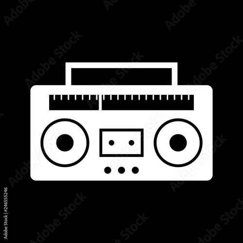 Vector Audio Tape Icon