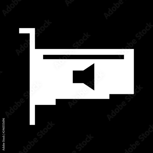 Vector Audio Card Icon