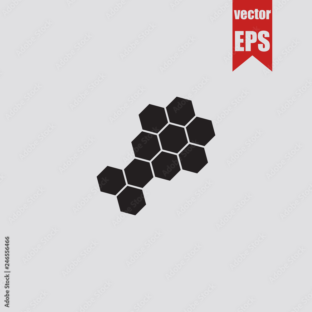 Obraz premium Hexagon icon.Vector illustration.