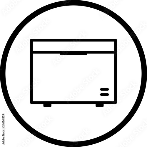Vector Deep Freezer Icon