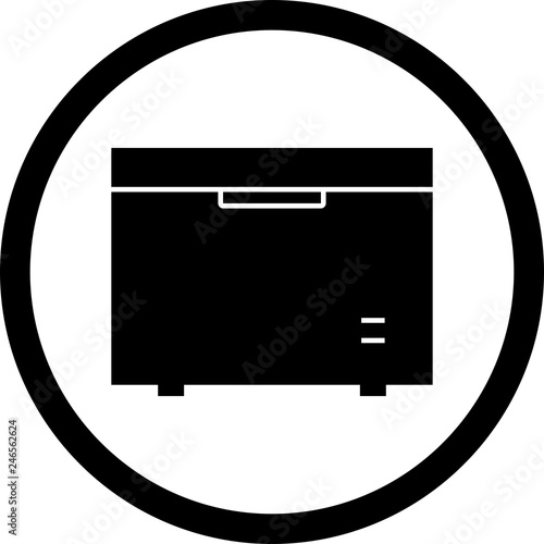 Vector Deep Freezer Icon