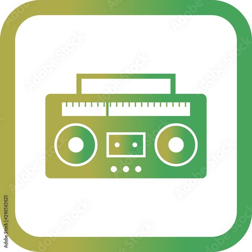 Vector Audio Tape Icon
