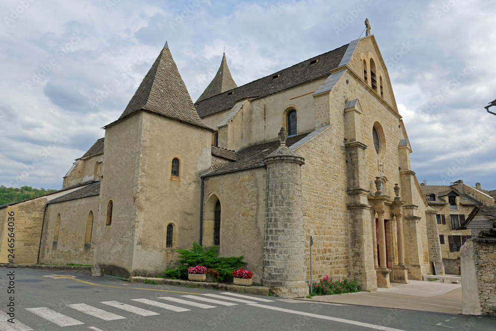 Collégiale Notre-Dame-de-la-Carce, Marvejols, Lozère, Occitanie, France