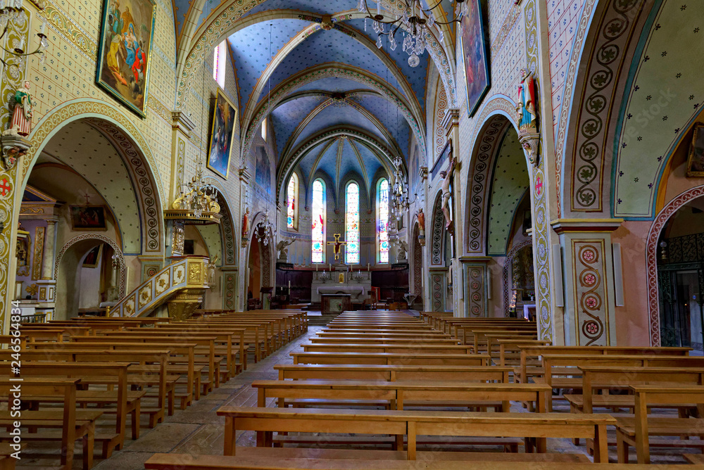 Collégiale Notre-Dame-de-la-Carce, Marvejols, Lozère, Occitanie, France