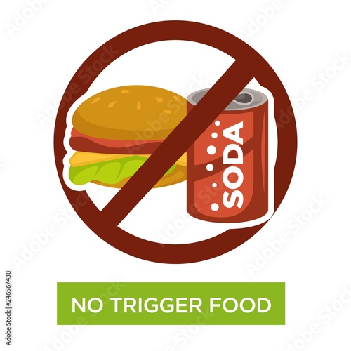 No trigger food healthcare and proper nutrition