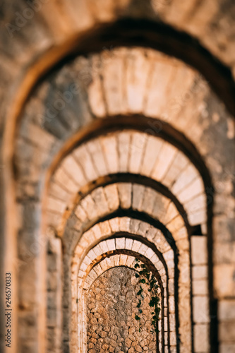 Terracina, Italy. Temple Of Jupiter Anxur photo