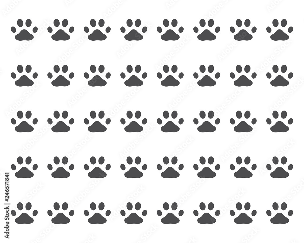 Paw background template Paw background template