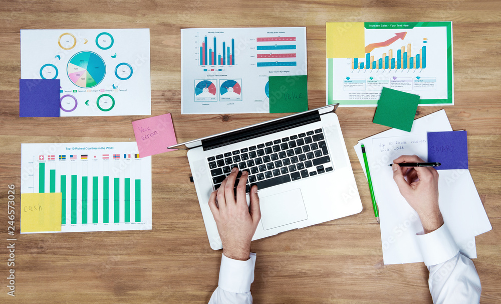 Graphic of business financial data analysis chart Graphic of business financial data analysis chart