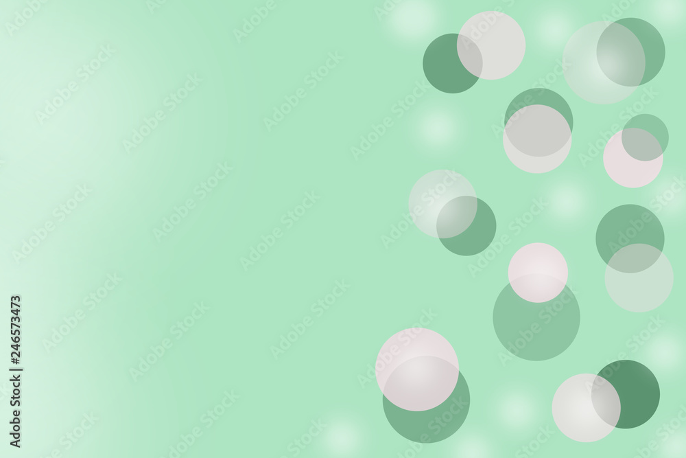 Abstract background with colored circles on the side, copy space, template. Abstract background with colored circles on the side, copy space, template.