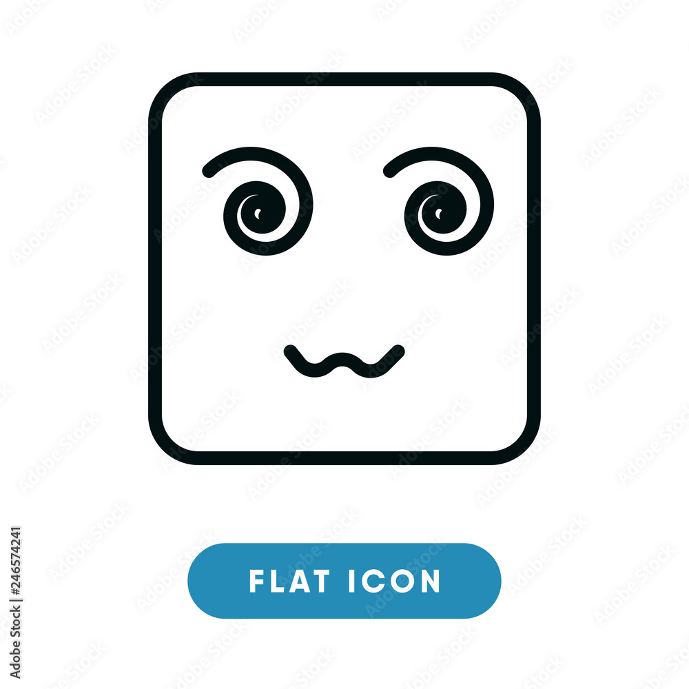 Dizzy vector icon Dizzy vector icon