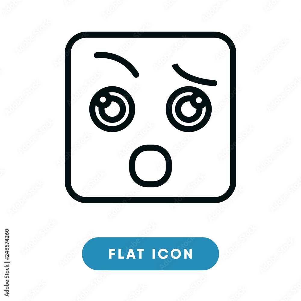 Disbelief vector icon Disbelief vector icon