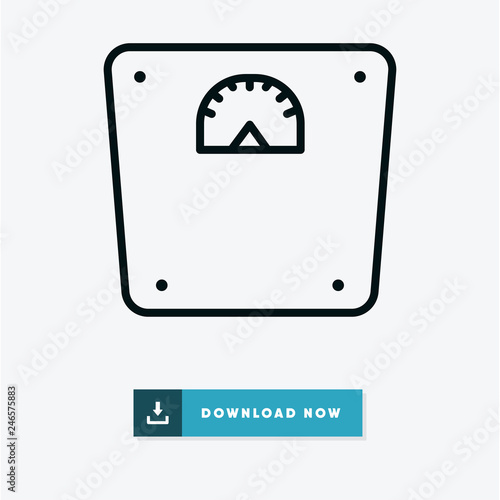 Scale vector icon