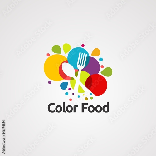 Wallpaper Mural abstract logo design color food for business Torontodigital.ca