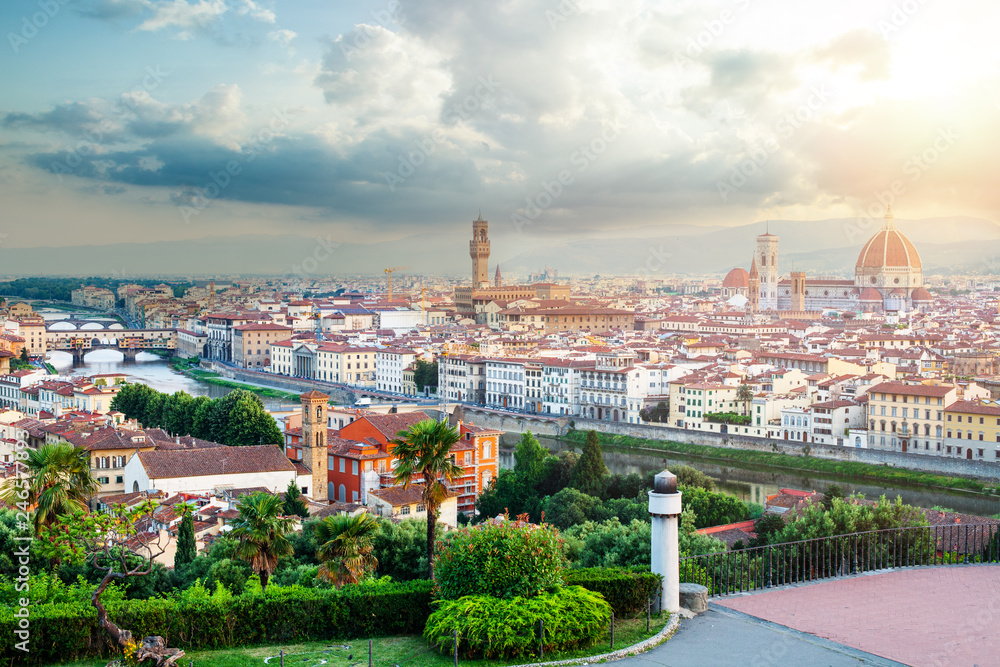 Firenze. Panorama of Florence, Italy