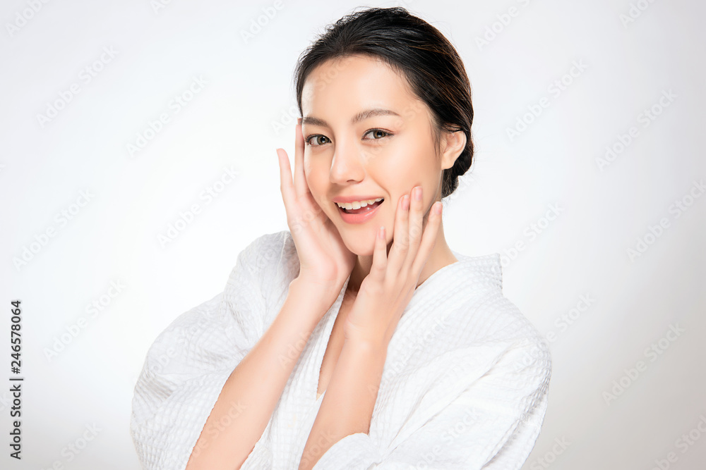 Beautiful Young asian Woman with Clean Fresh Skin Beautiful Young asian Woman with Clean Fresh Skin