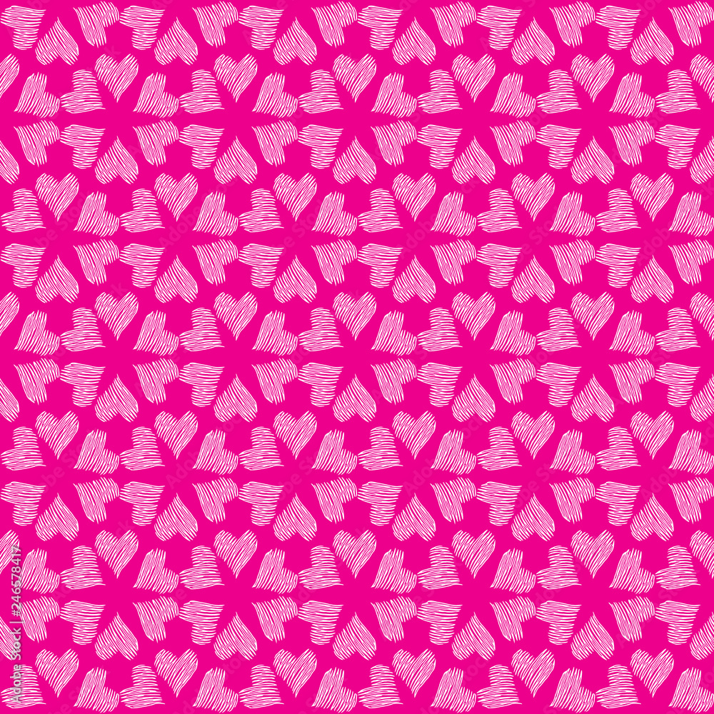abstract heart seamless pattern. valentine's background abstract heart seamless pattern. valentine's background