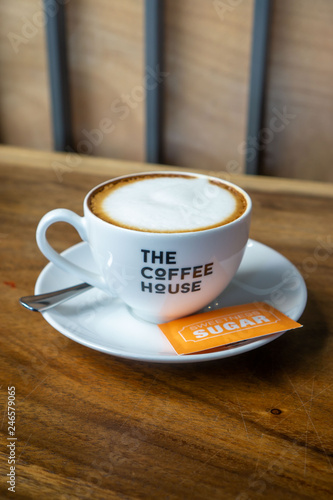 Cappuccino at one of Vietnam's biggest Coffee Brands