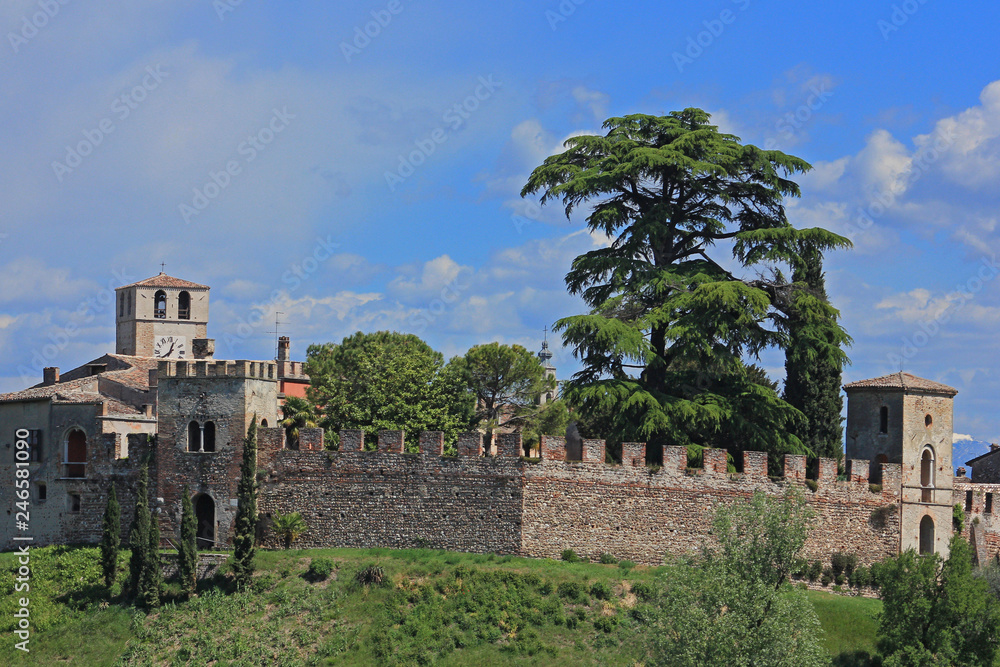 Castellaro Lagusello, il castello e il laghetto