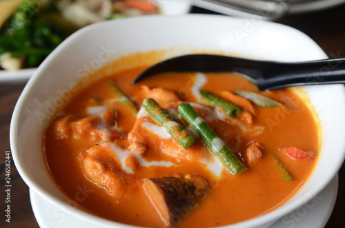 Thailand tradition red curry