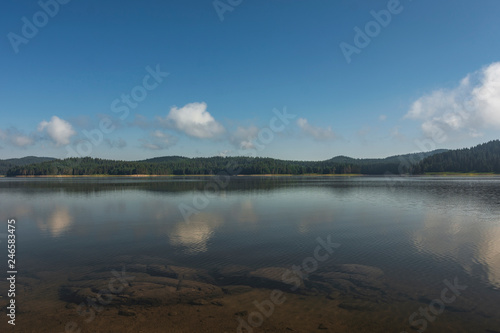 morning at mountain lake