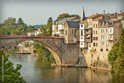 Old Frensh town, villeneuve-sur-lot photo