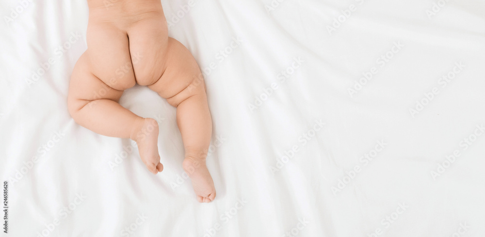 Dry and healthy body of little baby Dry and healthy body of little baby