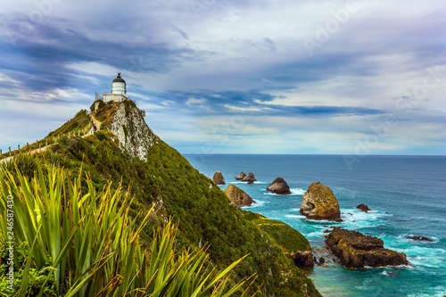  New Zealand. Nugget Point Lighthouse