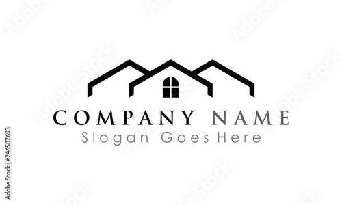 simple logo house
