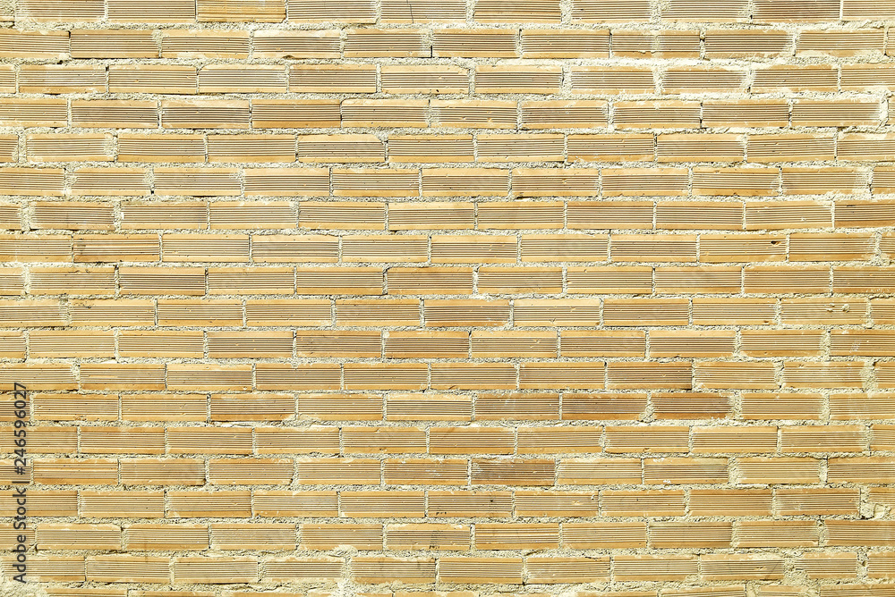 Old beige brick wall background texture Old beige brick wall background texture
