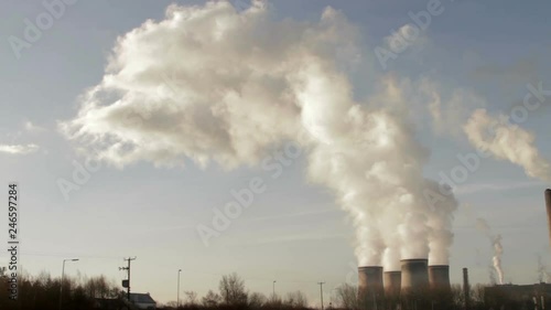 Coal Fired Power Station, Fiddlers Ferry, England