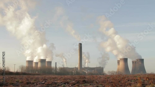 Coal Fired Power Station, Fiddlers Ferry, England