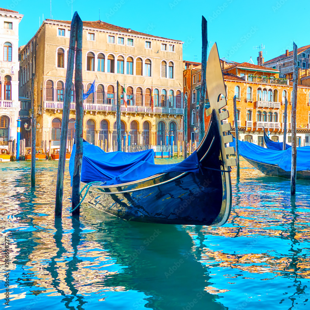 Gondola on The Grand Canal in Venice