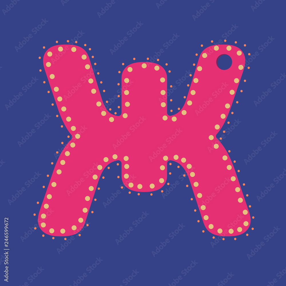 The letter Zh (J). Cyrillic symbol. The letter is included in Russian