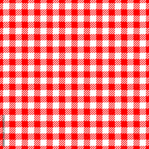 Seamless Pattern Check Red/White