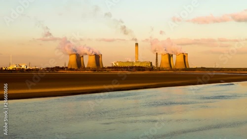 Coal Fired Power Station, Fiddlers Ferry, England