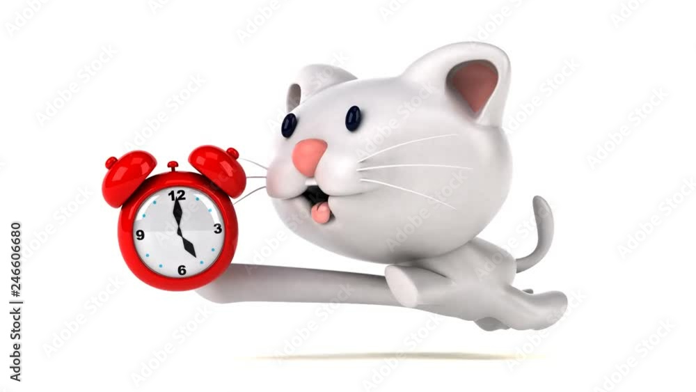 Fun cat running - 3D Animation Fun cat running - 3D Animation