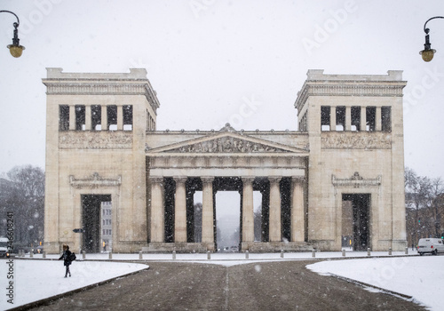 Propylaea city gate in Königsplatz - Munich photo