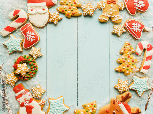 Christmas gingerbread cookies