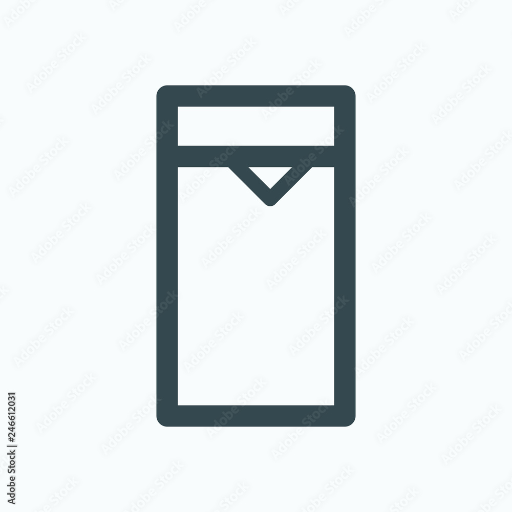 Computer cleaning products outline icon, pc monitor cleaning wipes vector icon Computer cleaning products outline icon, pc monitor cleaning wipes vector icon