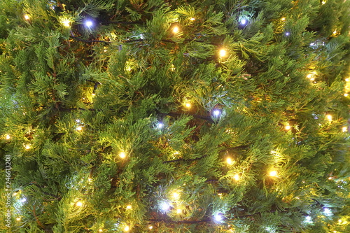 Christmas illumination lighting background