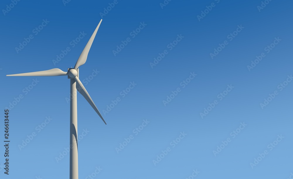 wind turbine - green power source