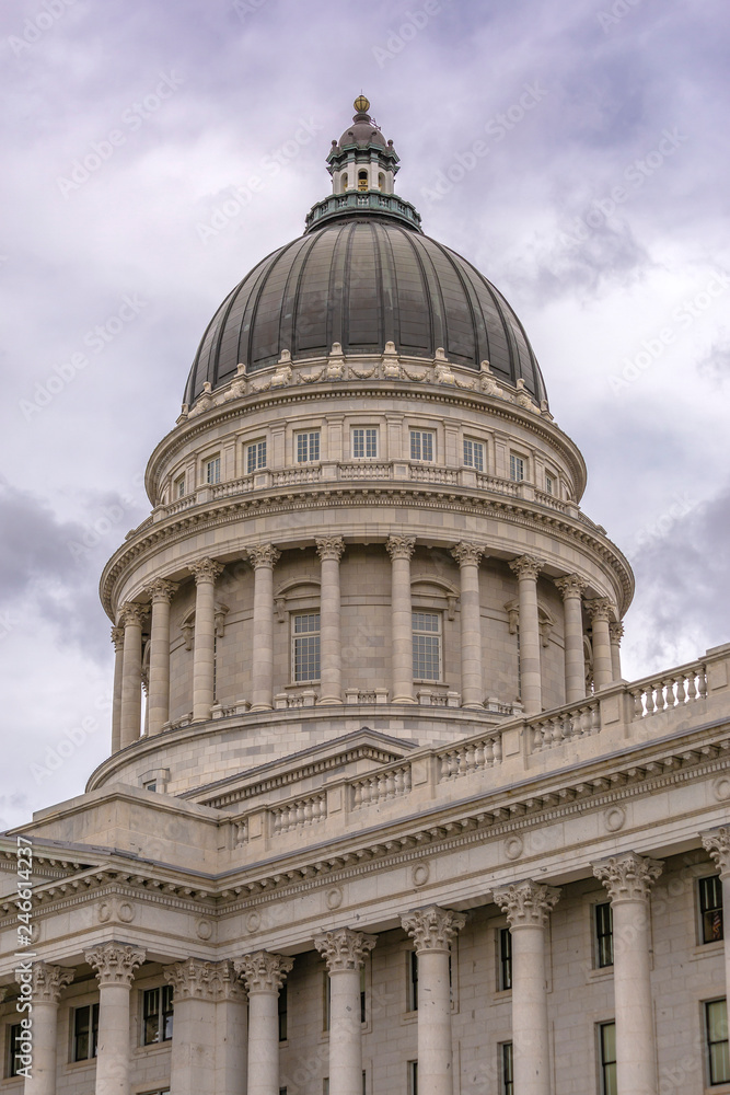 Scenic view of the Utah State Capital Building Scenic view of the Utah State Capital Building