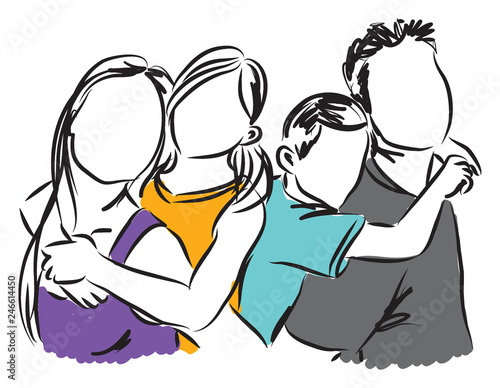 happy family illustration (2)