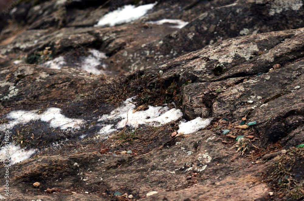 Obraz premium beautiful winter mountain nature