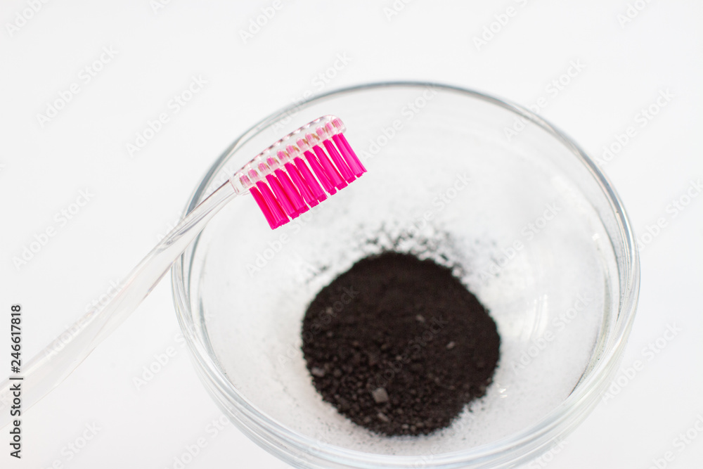 toothbrush and activated carbon toothbrush and activated carbon