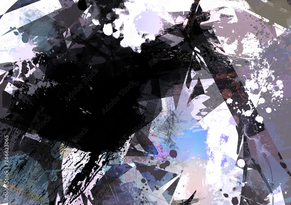 Fototapeta premium Contemporary art, digital, abstract artwork, design, modern background, artwork wallpaper, artwork