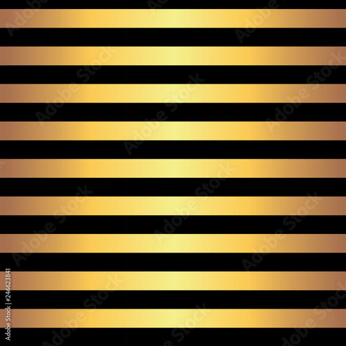 Black lines on gold