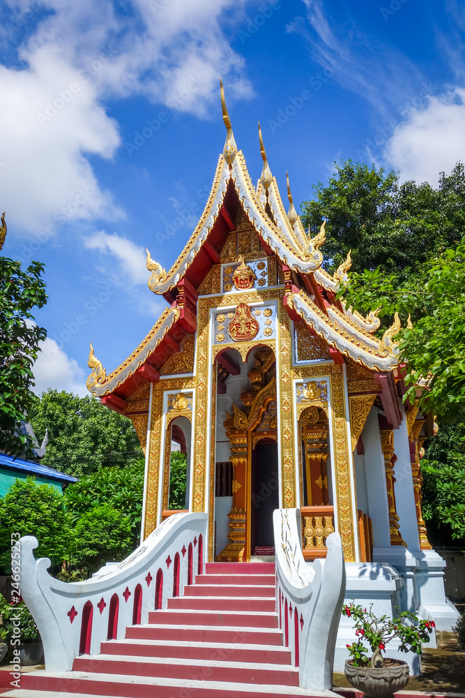 Wat Chomphu temple, Chiang Mai, Thailand
